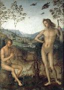 Pietro vannucci called IL perugino Apollo and Marilyn income Ah USA oil painting reproduction